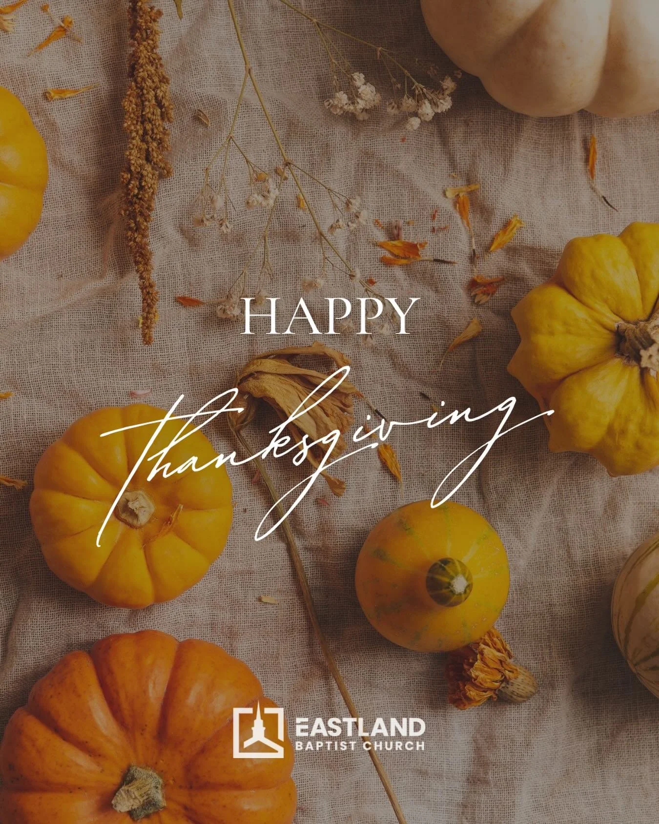 Today we pause with grateful hearts, remembering God&rsquo;s goodness in every season. Happy Thanksgiving from our church family to yours! 🍁🤍