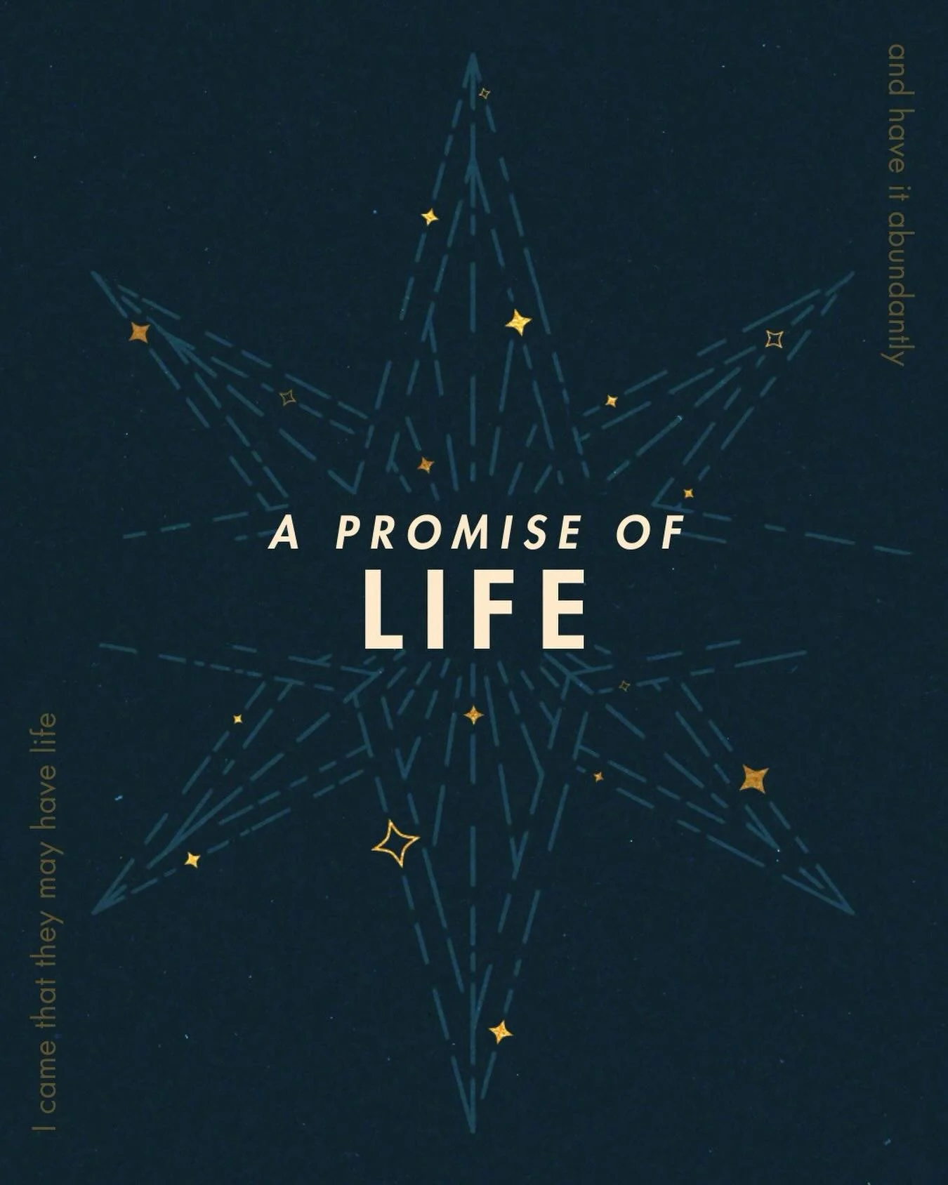 Join us this Sunday as we sing about the Promise of Life!✨