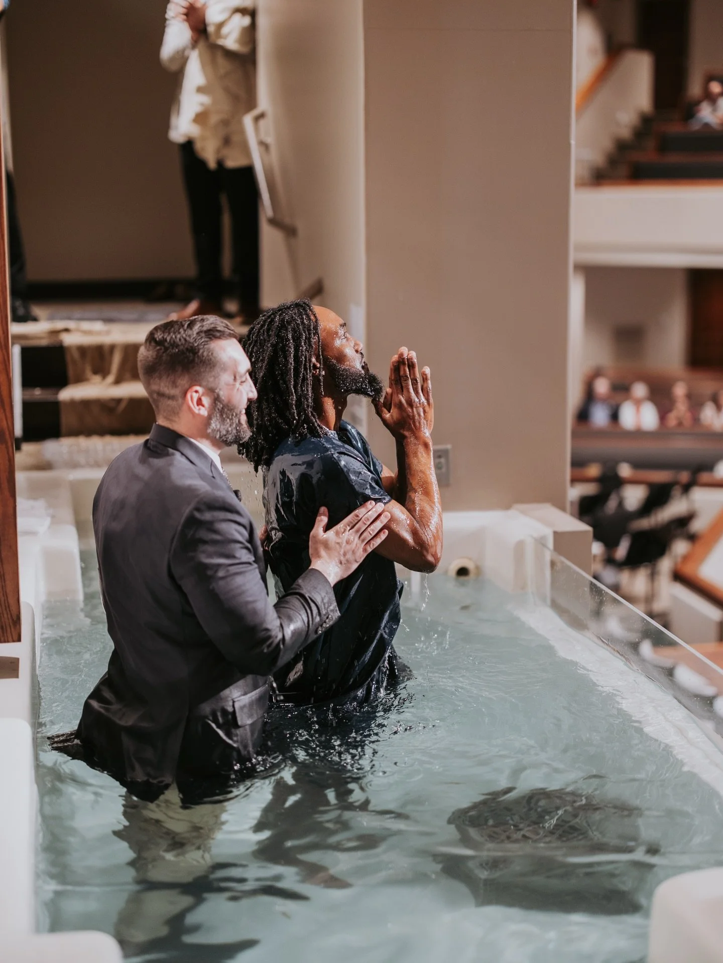 Raised to walk in newness of life.

This past Sunday, 18 people publicly declared their faith in Jesus Christ. Heaven rejoiced, and so did we.

&ldquo;Therefore we are buried with him by baptism into death: that like as Christ was raised up from the 