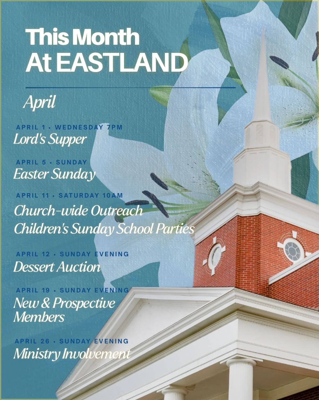 What&rsquo;s happening at Eastland this April?! ☀️