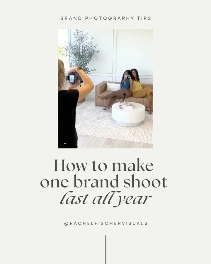 One of the biggest mistakes I see with brand photos is treating them like a one time thing 📸⁠
⁠
When a brand shoot is planned with intention, those images should support your business for months, not just one post. Your website, emails, social conte