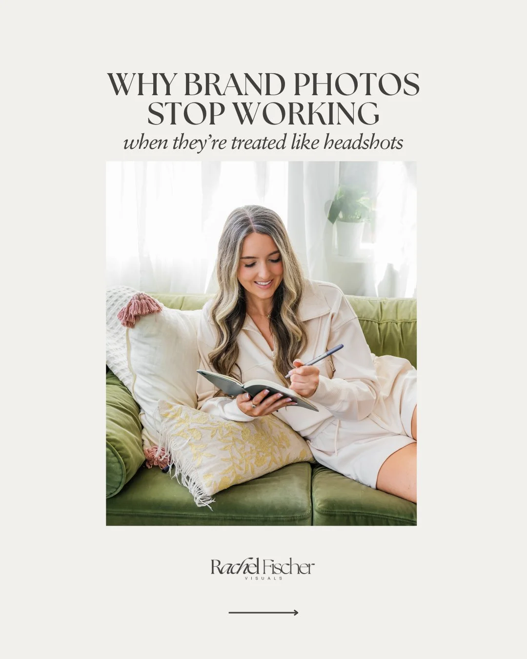 Brand photos stop working when they&rsquo;re treated like something quick and one dimensional 📸⁠
⁠
When everything looks the same, there&rsquo;s not much room to use the images beyond one platform or one moment. And that&rsquo;s usually when people 