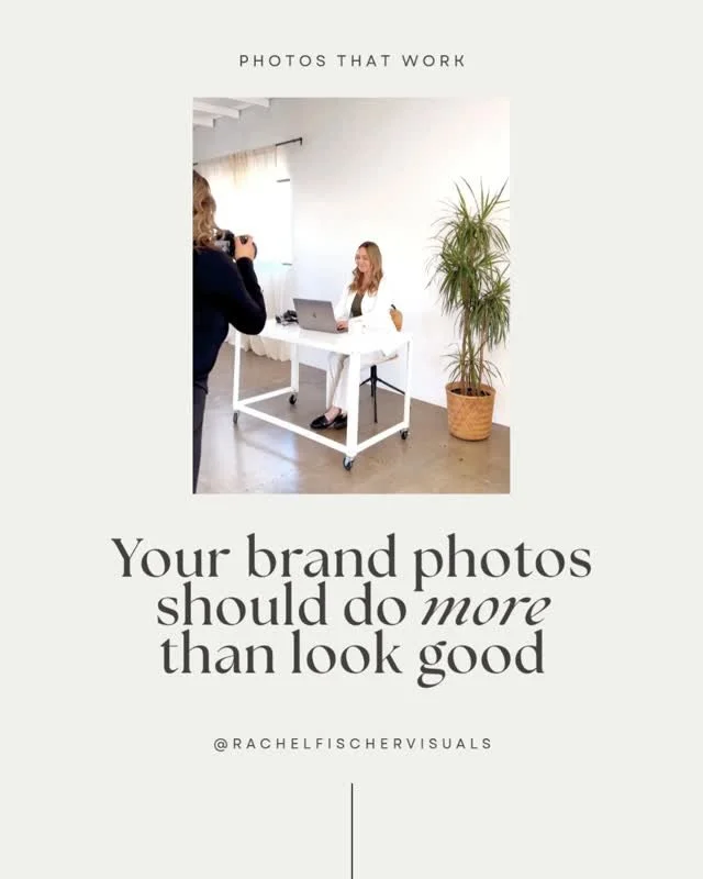 Good brand photos are not just about how they look 📸⁠
⁠
They should actually work for you.⁠
⁠
When your photos feel aligned, everything becomes easier. Posting, updating your website, showing up consistently&hellip; it all flows better.⁠
⁠
If your c