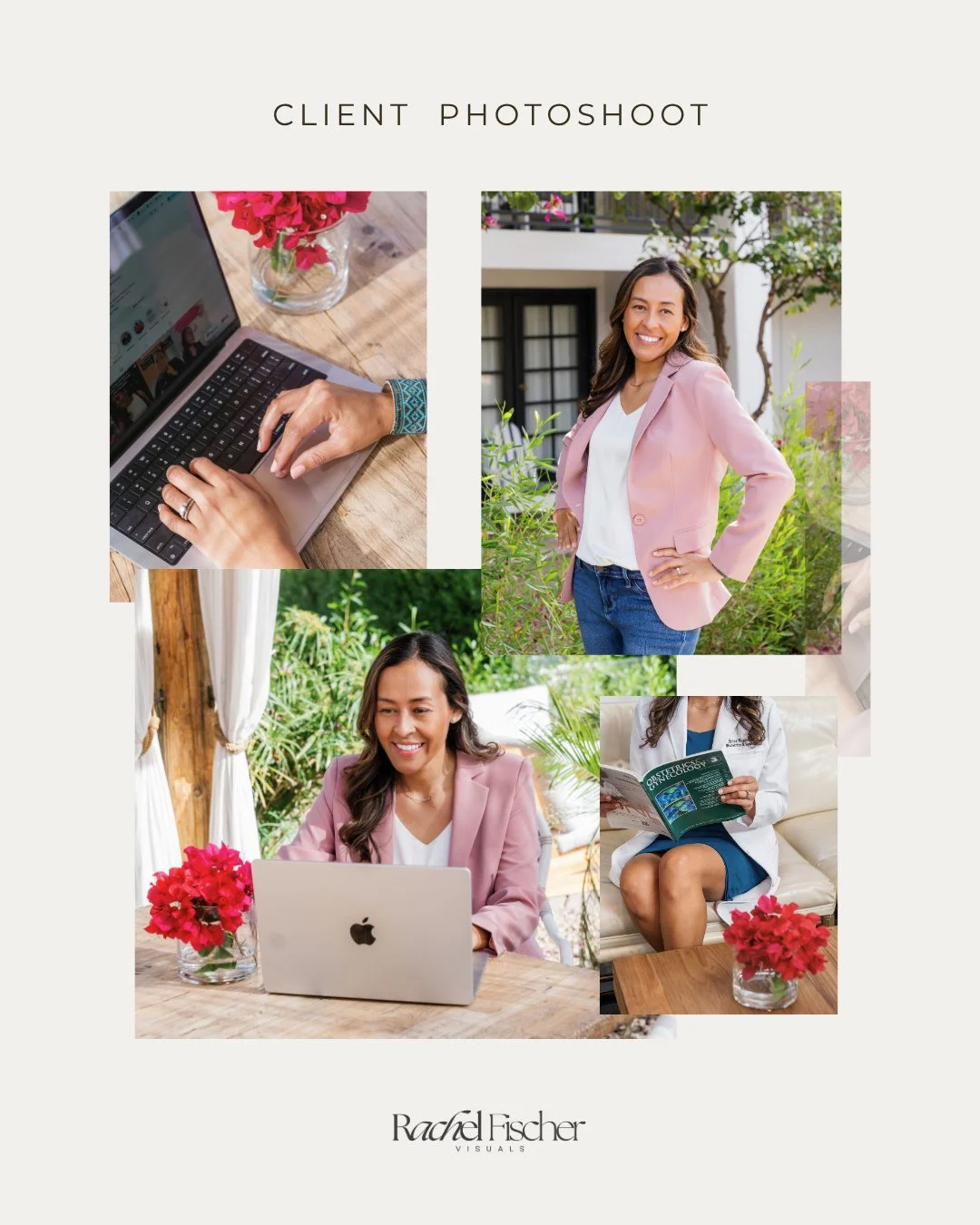 Had the best time shooting with @thelatinagynecologist 📸⁠
⁠
We created a mix of content she can use everywhere, from her website to socials, while still keeping everything true to her and the way she shows up for her patients every day.⁠
⁠
Sessions 