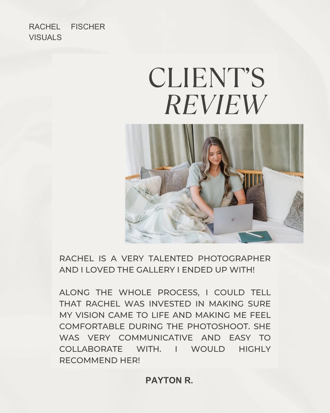 nothing better than hearing that a client left feeling exactly the way they were supposed to 🤍✨ making sure every person feels comfortable, heard, and confident throughout the whole process is just as important to me as the photos themselves 📸⁠
⁠
s