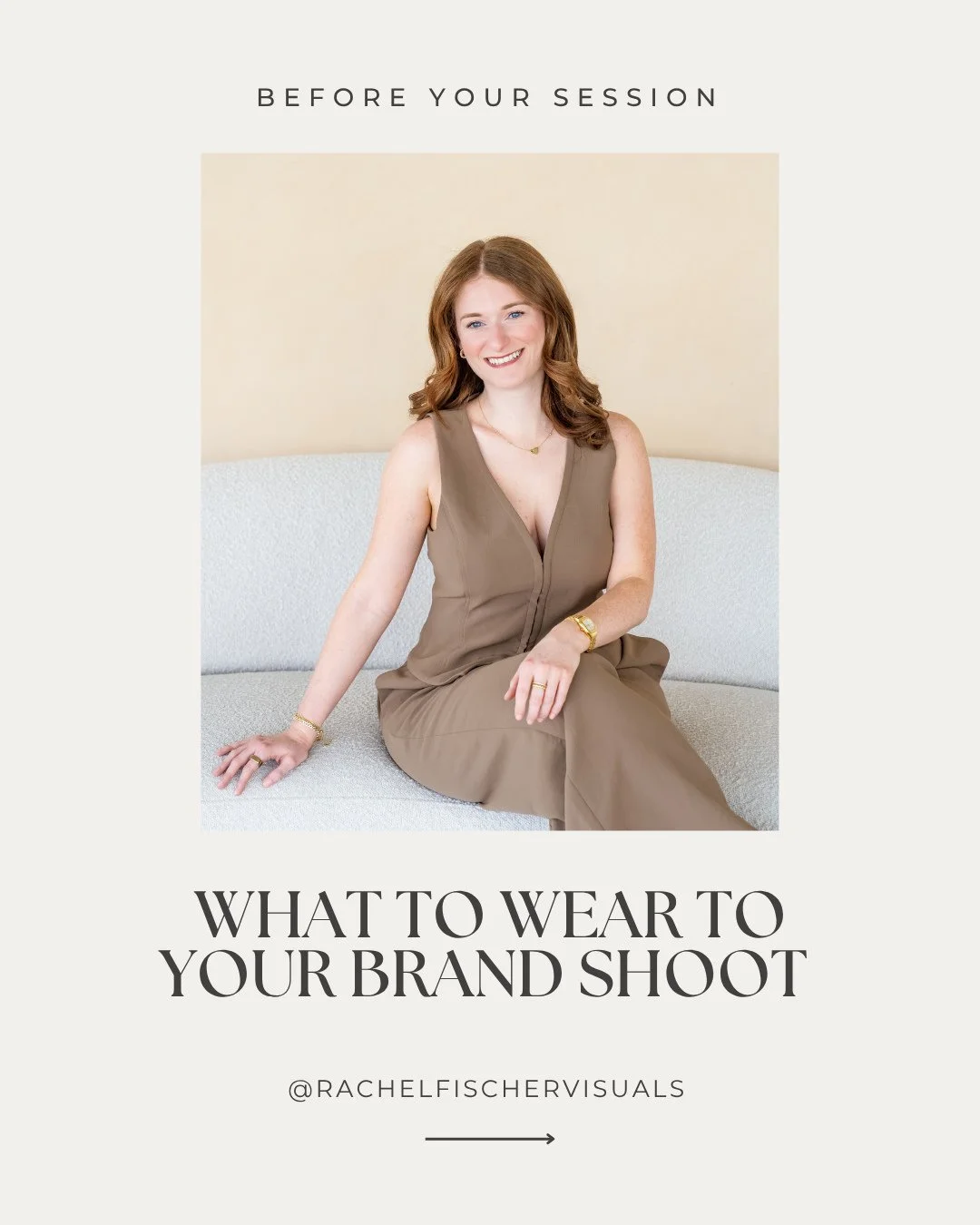 One of the most common questions I get before a brand shoot is "what do I even wear?" 👗✨ And honestly it matters more than most people think because your outfit sets the tone for your entire gallery 📸⁠
⁠
The short version is stick to what