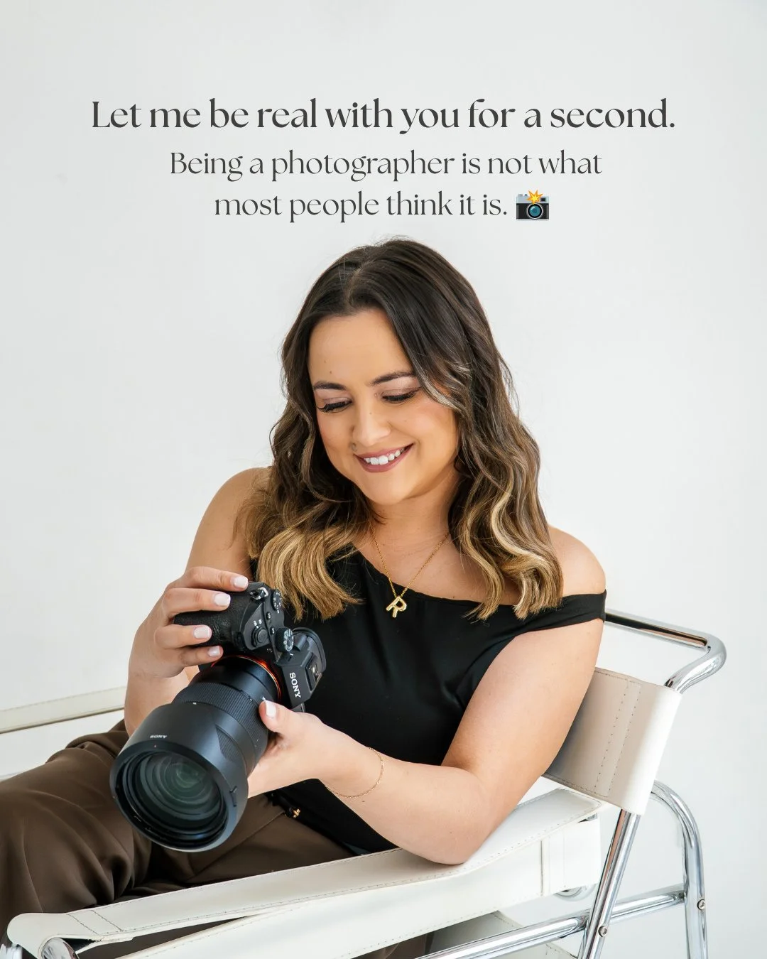 Let me pull back the curtain for a second. 😅⁠
⁠
Because I feel like most people see the pretty photos and think that is the whole job.⁠
⁠
It is not even close. 😂⁠
⁠
Before I ever pick up my camera I have already answered emails, sent contracts, han