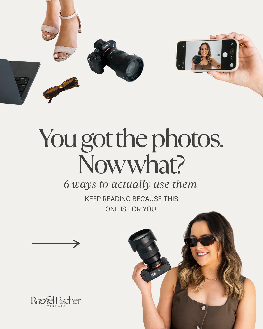 You invested in your brand photos. Now what? 📸⁠
⁠
This is the question I get asked more than almost anything else and I want to make sure you are actually getting the most out of every single image.⁠
⁠
Because here is the thing about brand photograp