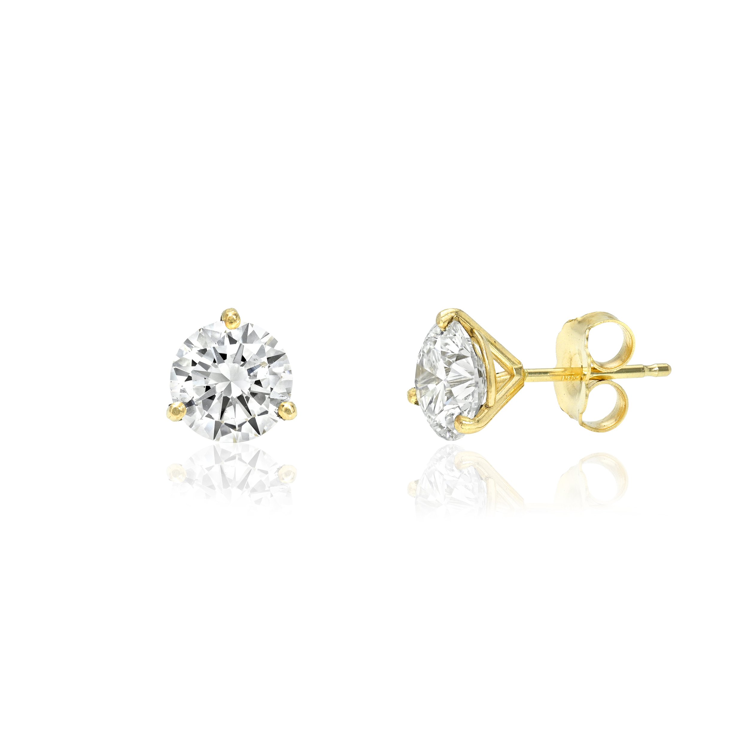 Gabriela Diamond Martini Studs