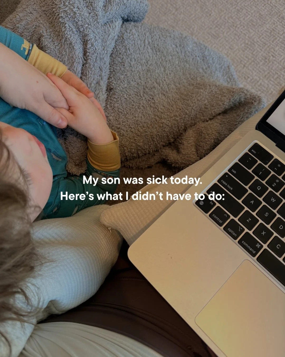 In the day to day, it can be easy to forget this is the whole point. 🤍

There&rsquo;s so much freedom in flexibility. Sometimes it looks like being able to go to field trips or take my kids to the park at 10am on a weekday.

Other days it looks like