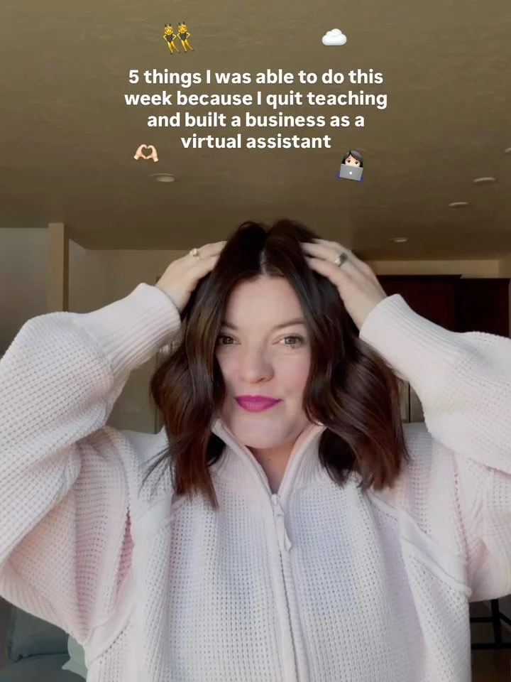I planned on being a teacher the rest of my life.

Until I realized my life would revolve around being a teacher.

Theres freedom in flexibility, and whether it&rsquo;s a day I&rsquo;m working from the couch, or spending most of the day with my boys,