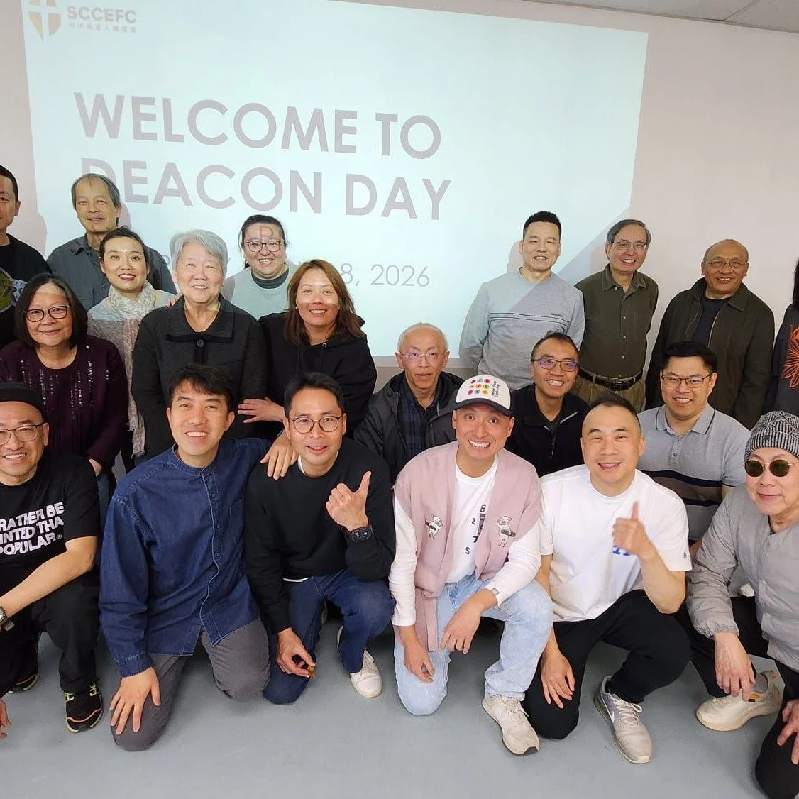 Inaugural Deacon Day this weekend 🙌

Today, deacons from all three congregations showed up, hung out, and gave us a peek at what they were up to!

What&rsquo;s a deacon, you might ask? They're leaders who serve two-year terms (commitment!) and keep 