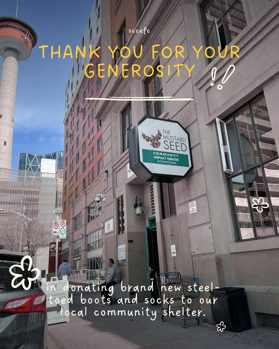 A heartfelt THANK YOU to our church family for your incredible generosity! ❤️

Because of your kindness, we were able to donate brand new steel-toed boots and warm socks to members of our local community shelter who are in need. Thank you also for su