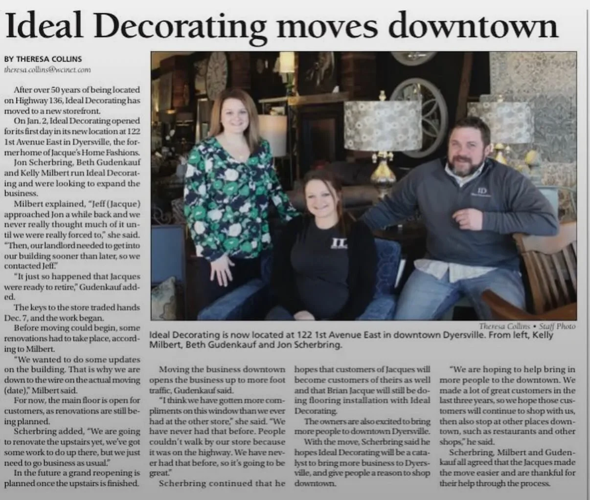 Eight Years we&rsquo;ve been downtown and it&rsquo;s probably the best thing we could have done! Main Streets are vital hubs to creating a community we look forward to many many more years here with you!!!