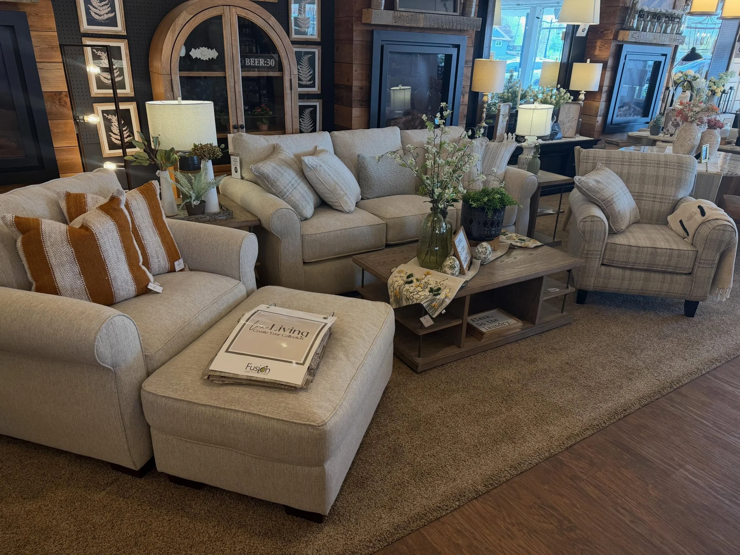 Your dream living room just got more affordable 🤍
Snag this 4-piece set (sofa, chair &amp; &frac12;, ottoman + accent chair)
Was $3,229.96 &rarr; NOW $2,400