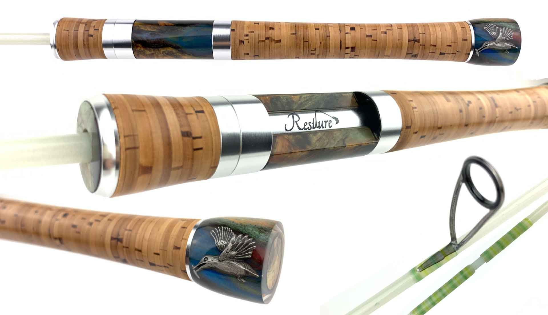 Custom trout s-glass bfs rods, Resilure Custom fishing rods