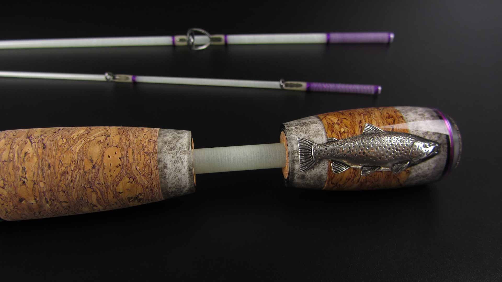 Purple cork custom bfs rod