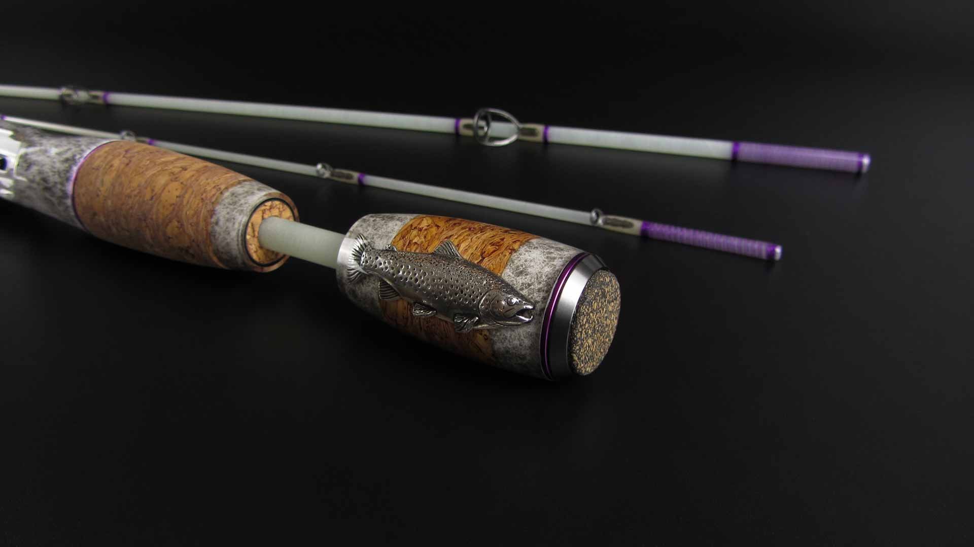 Custom bfs trout rod with fiberglass blank