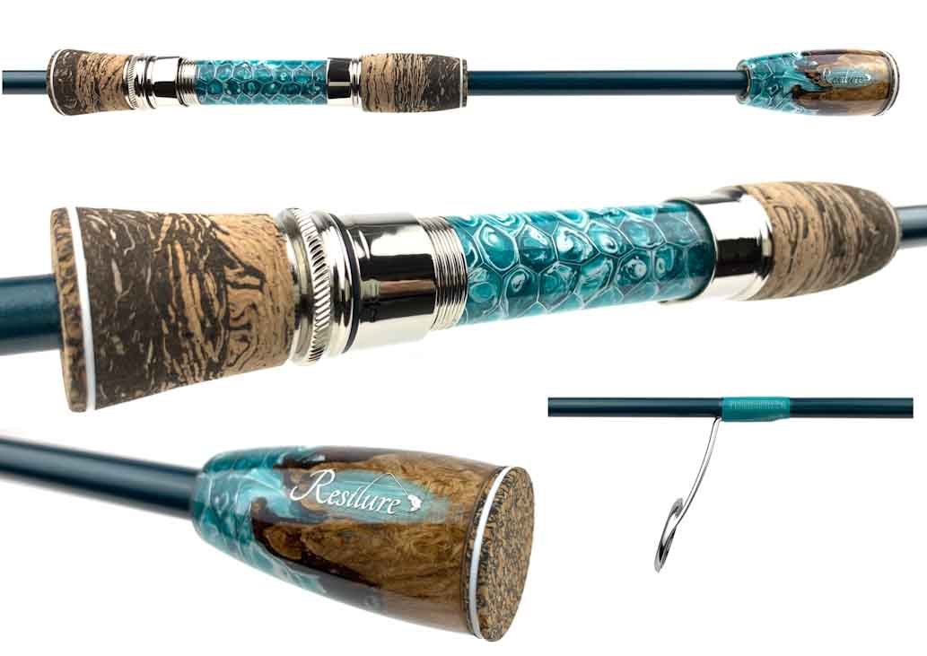Custom sea bass lure fishing rod made in uk