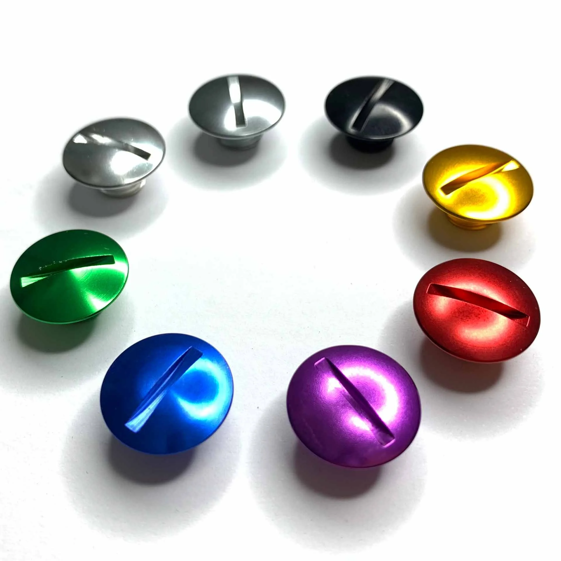 Custom reel knob colours