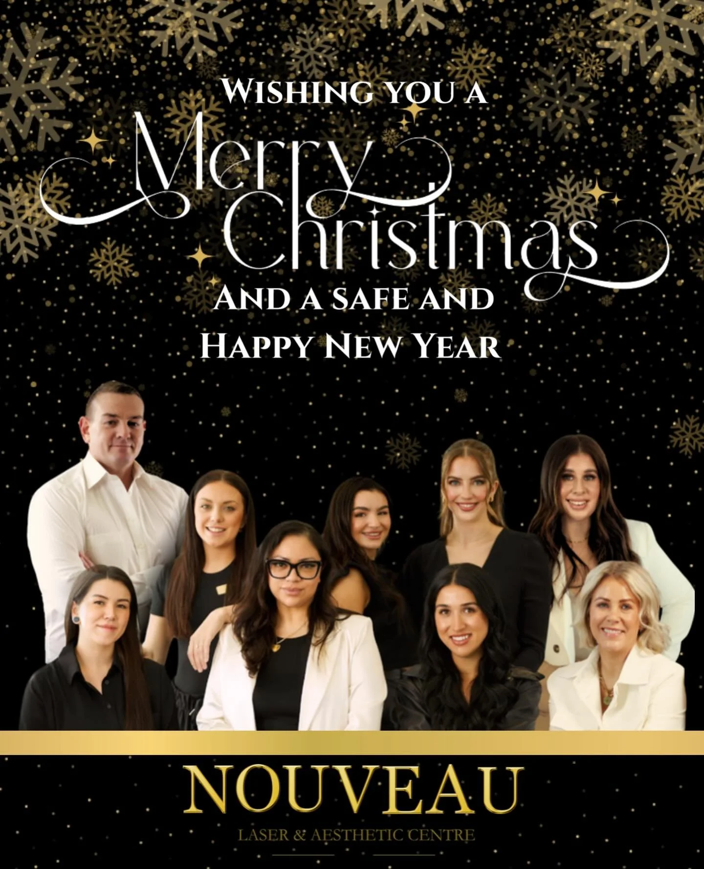 All of us at @nouveaulaser wish you a very Merry Christmas and a Happy New Year! 🎄🎅🏼🎊 We are so thankful for all of our clients, and all of the support throughout the year. We look forward to providing you with the highest quality treatments and 