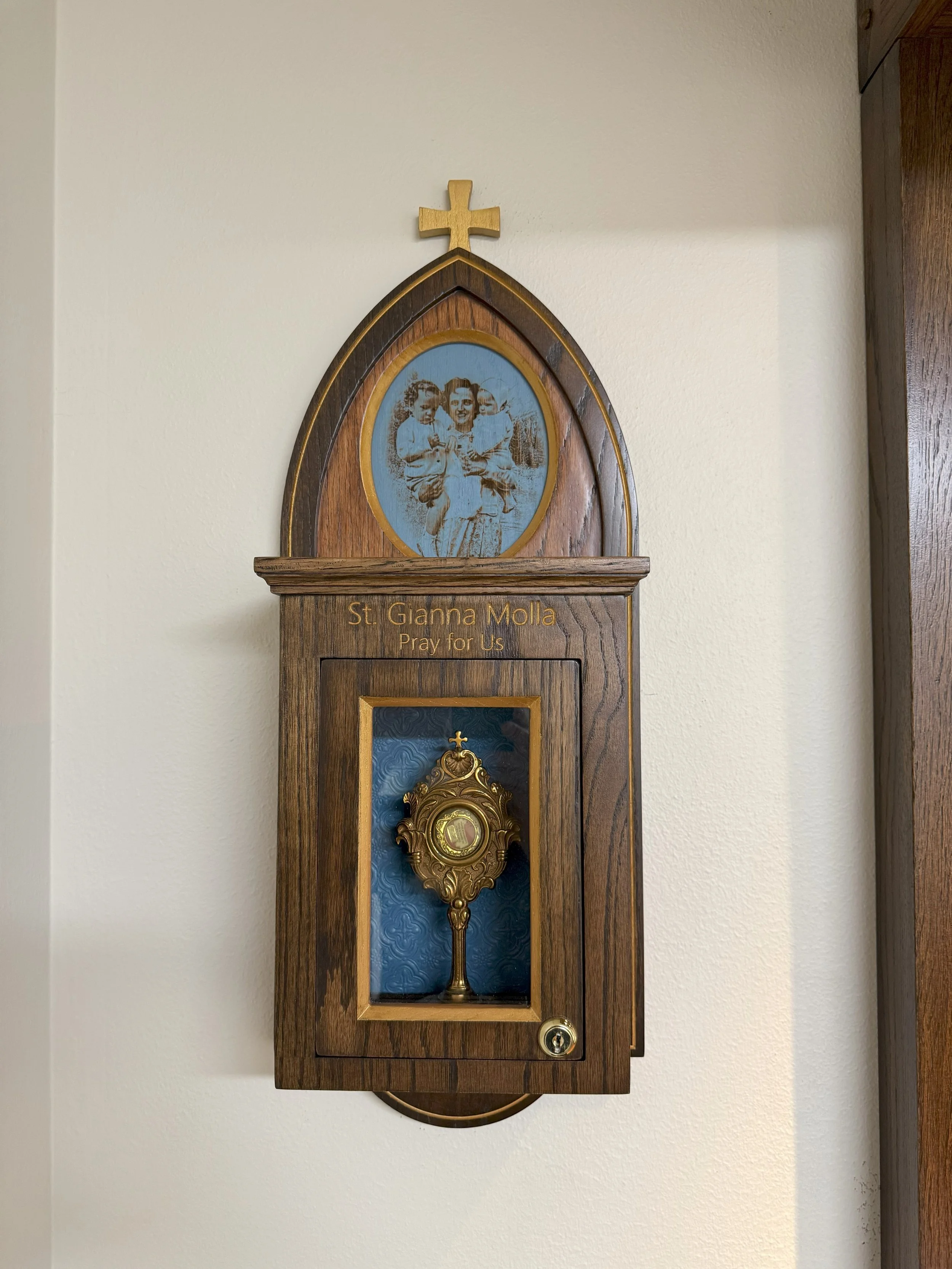 Reliquary for St. Giana Molla - Houston Coalition for Life, Houston, TX