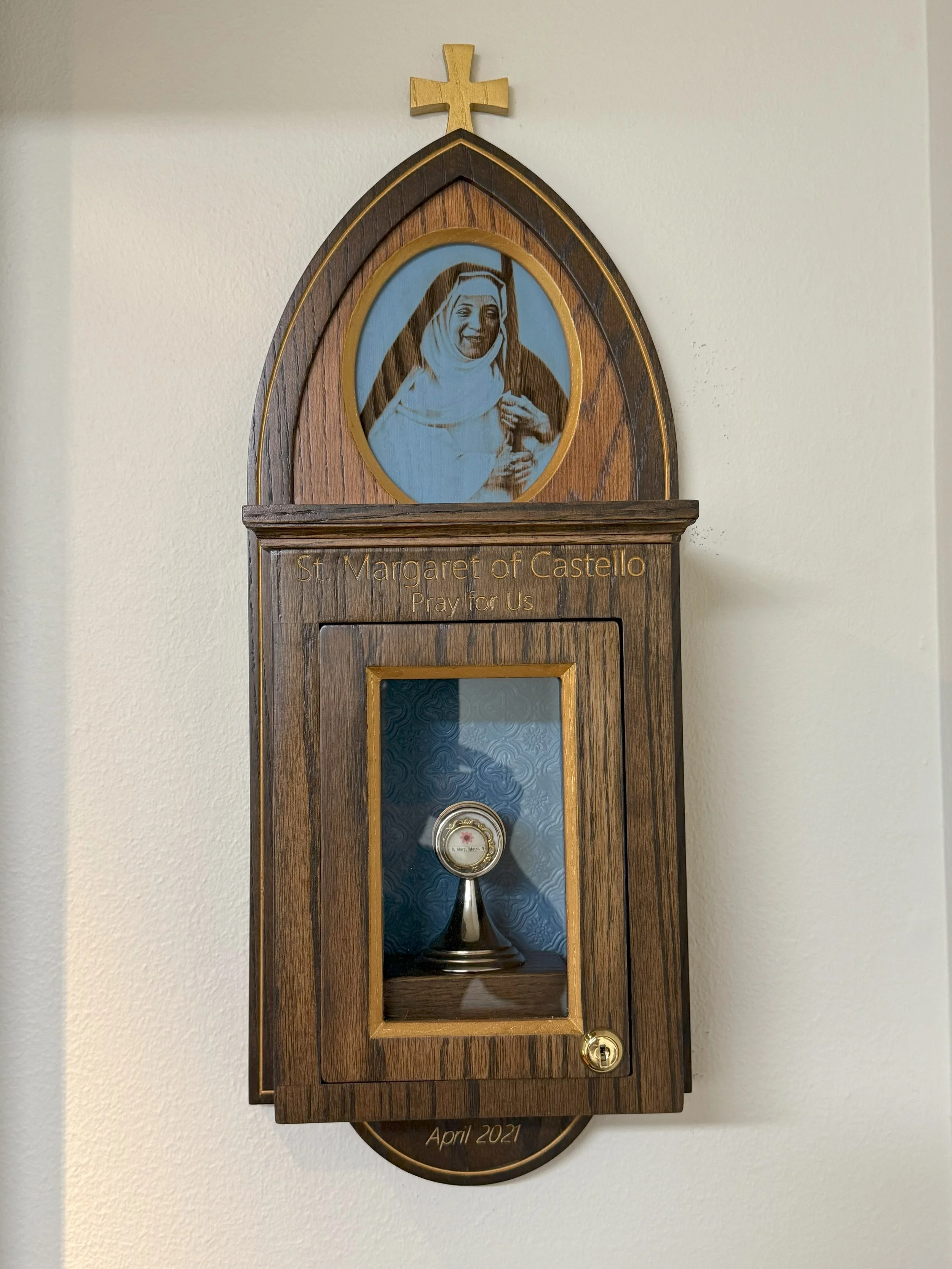 Reliquary for St. Margaret of Castillo - Houston Coalition for Life, Houston, TX