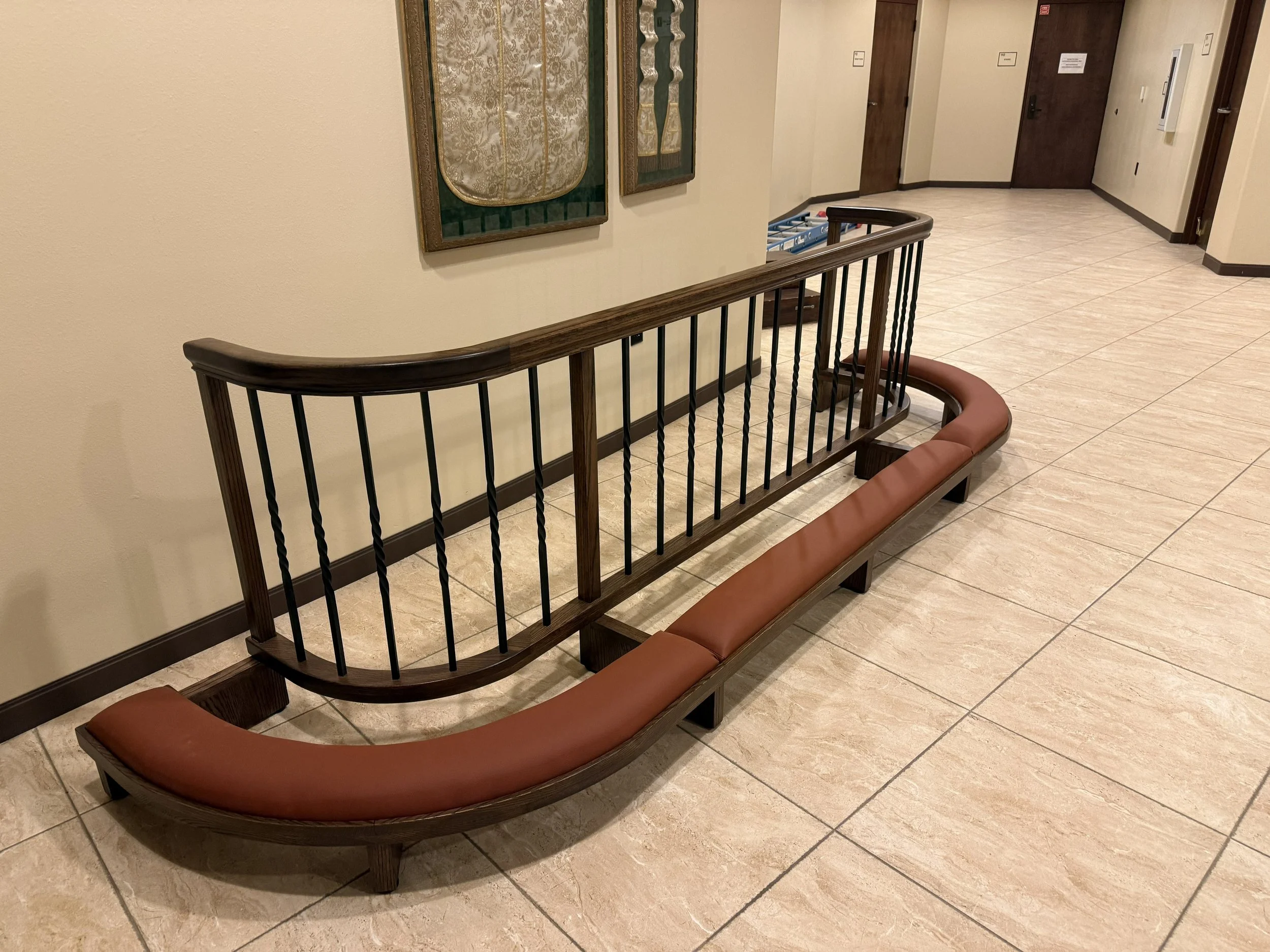 Kneeler Railing for Our Lady of Guadalupe Shrine - Sacred Heart Church - Edinburg, TX
