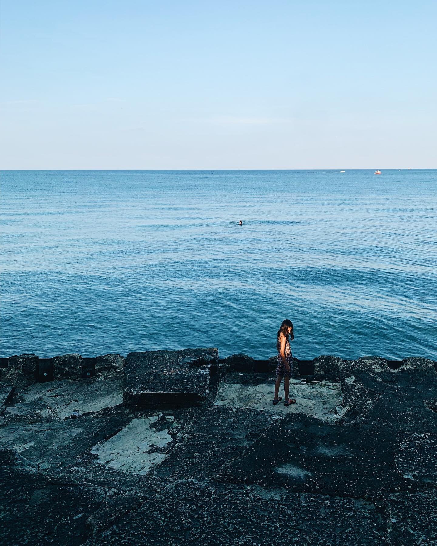 An evening by the lake. Or in the lake in Greg&rsquo;s case. 🌊