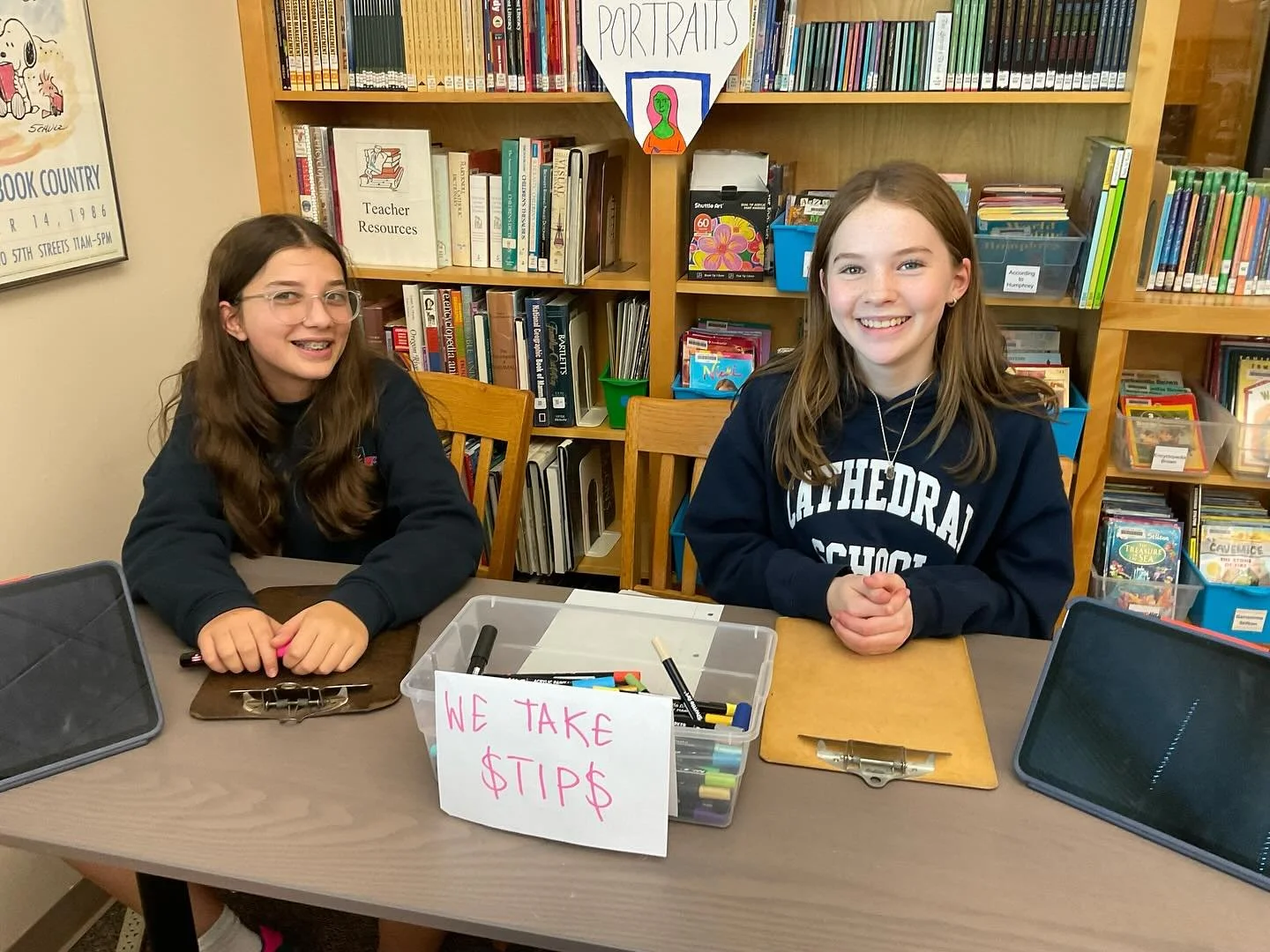 Classroom Happenings:
7th grade Guild Fare
From peasants to masters, our 7th graders explored feudalism, the rise of towns, and the power of trade. The 7th grade social studies class formed their own guilds and sold their handmade masterpieces to the