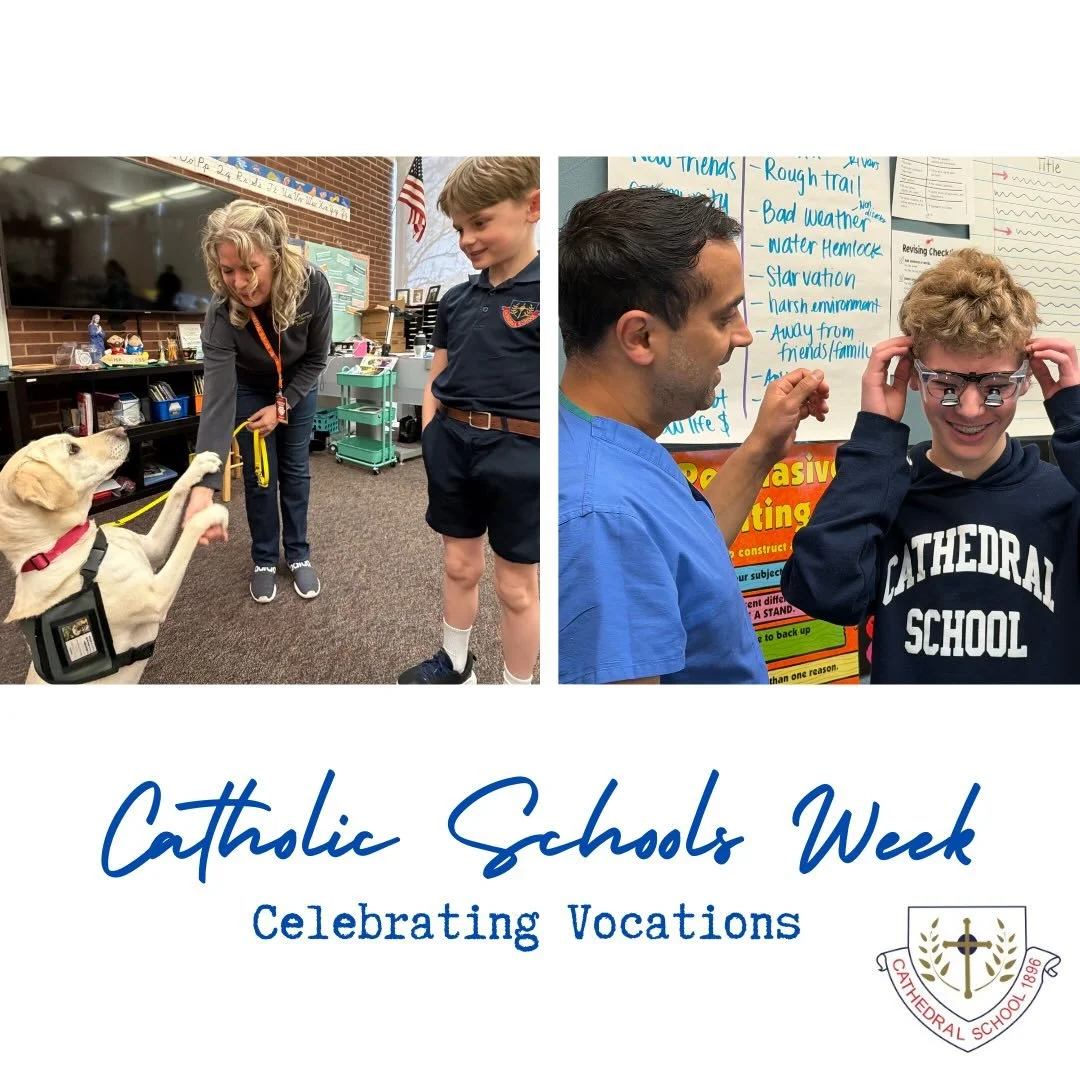 CSW: Praying the Rosary and Vocations Day

We began the day praying the Rosary with buddies, coming together to share our faith and friendships. 💙

Community members visited our school to teach us about their jobs and how we can use our gifts to ser