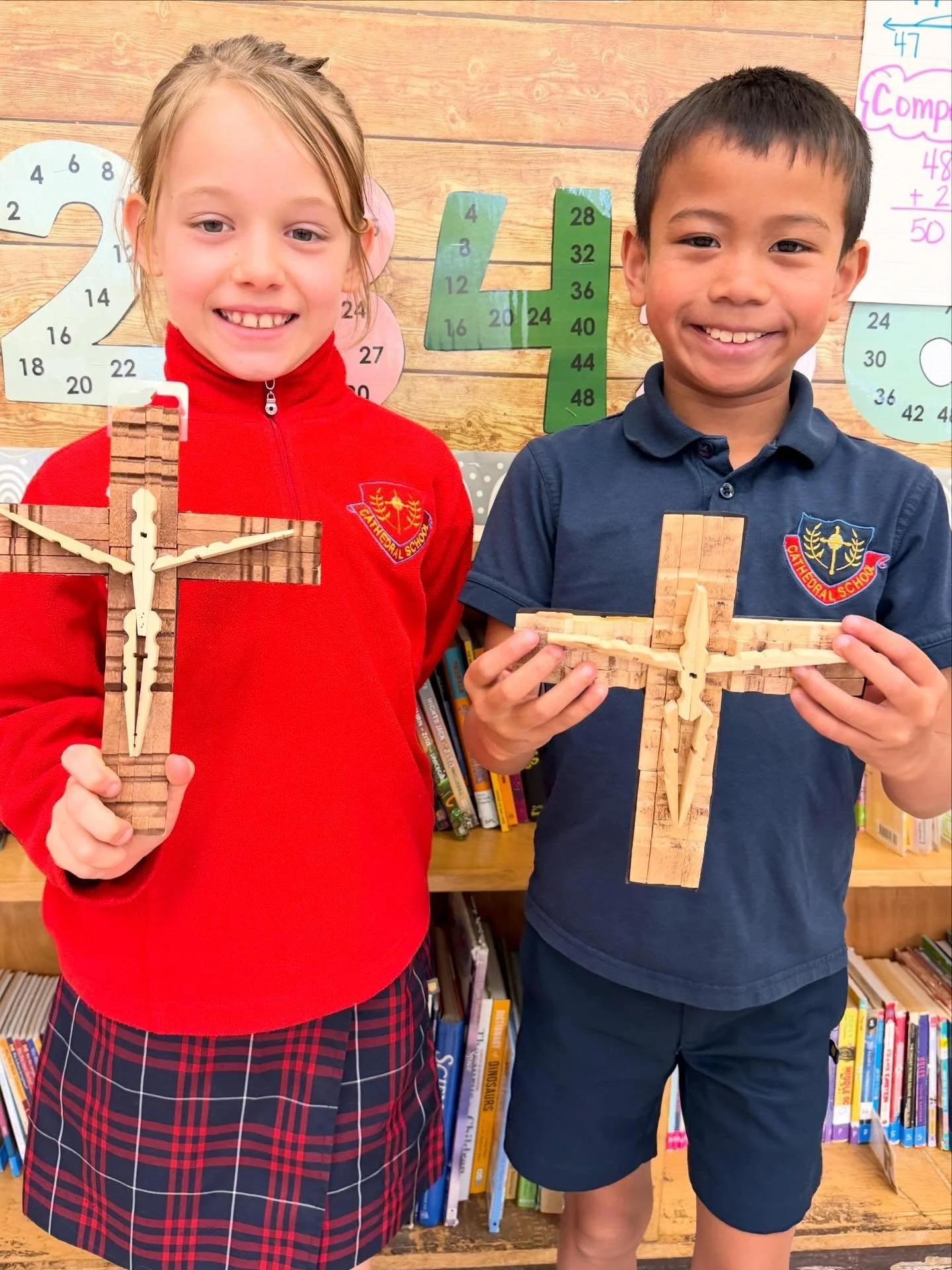 During Holy Week, our students are reflecting on the meaning of the cross ✝️

By creating their own crucifixes to share with their families, they are reminded of Jesus&rsquo; love and sacrifice&mdash;an important part of the story we journey through 