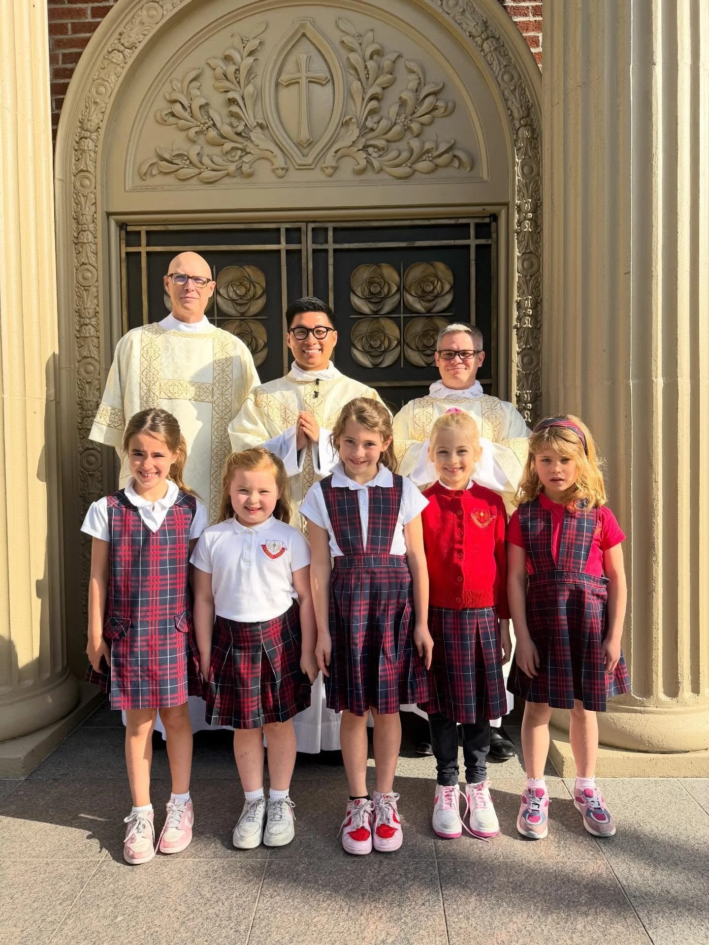 Our 1st graders did a beautiful job leading Mass today&mdash;sharing their voices, prayers, and joy with our school community.

A special thank you to Fr. Randy for visiting Cathedral and celebrating with us. We are so grateful for his presence and g