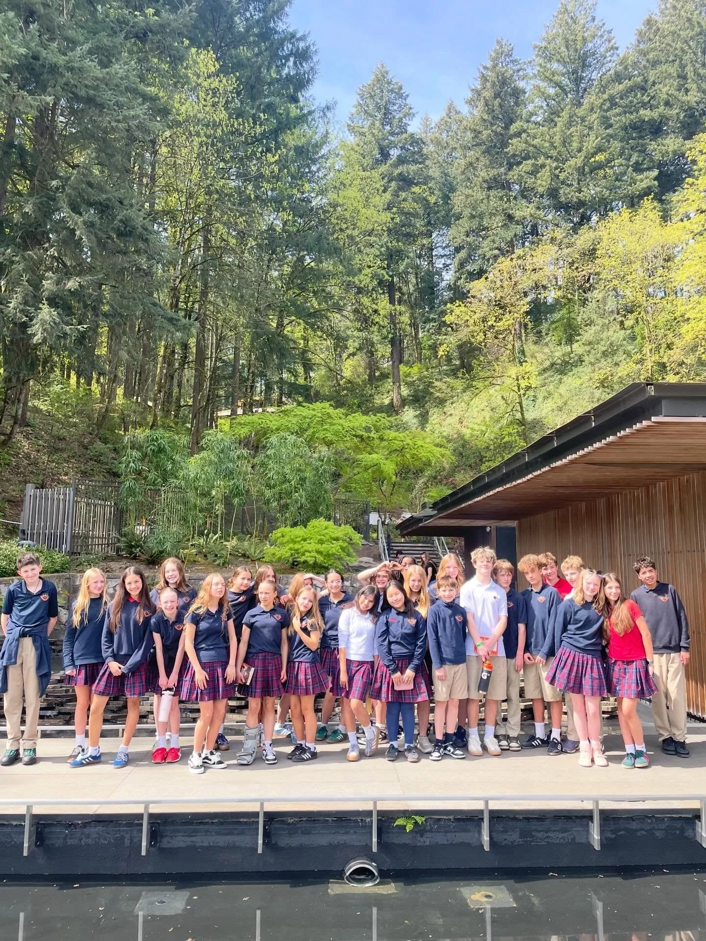 As part of their study of Asian culture, our 7th graders explored the Portland Japanese Garden, gaining insight into cultural traditions, landscape design, and the values of mindfulness and harmony.