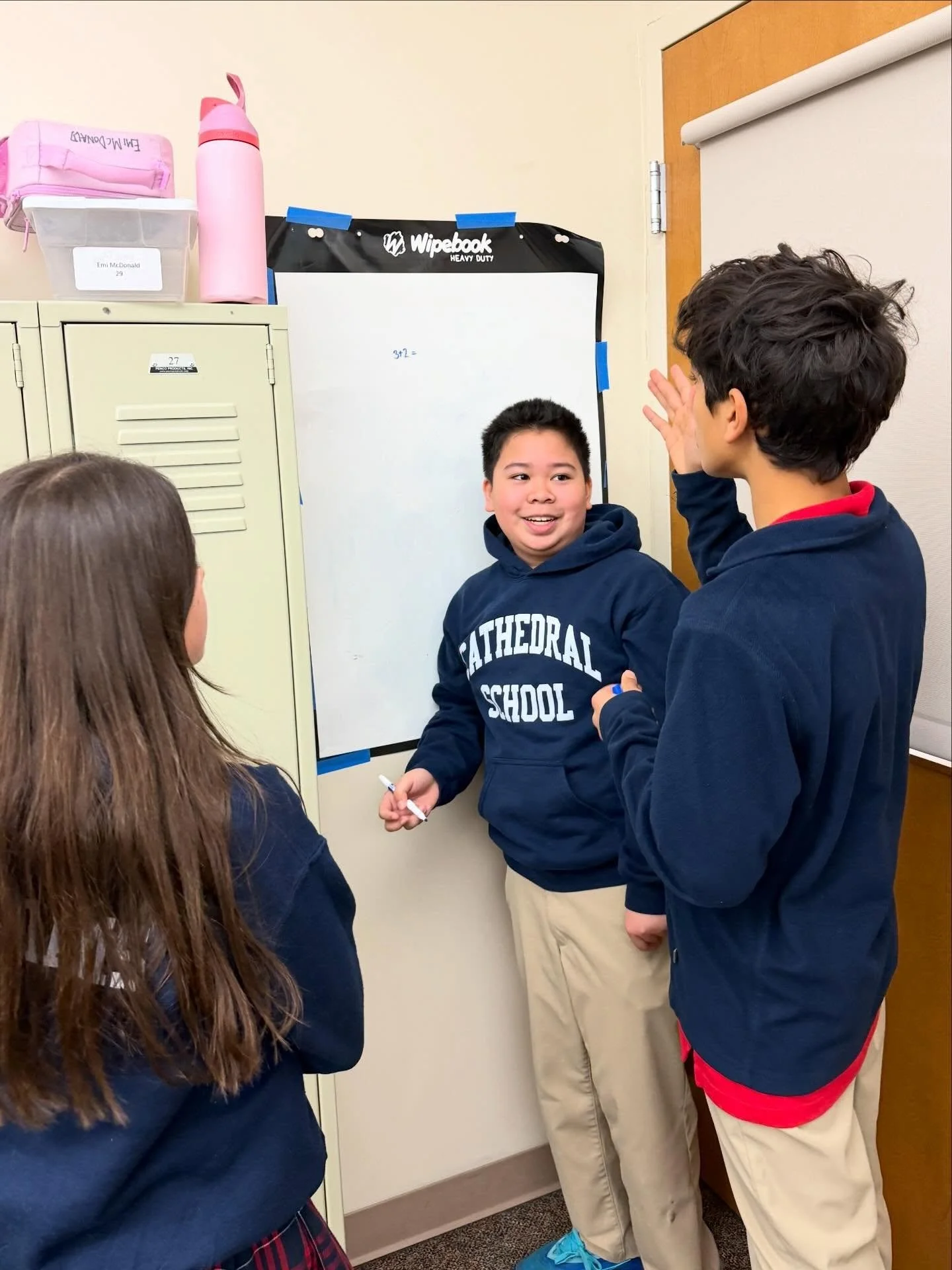 In middle school math, our students are doing more than solving problems- they&rsquo;re learning how to think together.

Working in teams, they tackle challenging problems, share strategies, and support one another along the way. This collaborative a