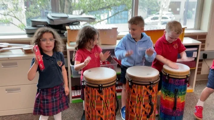 Music class was full of rhythm and movement for our Pre-K students 🎶

Students explored a variety of musical instruments including tambourines, drums, ukuleles, xylophones, and maracas through hands-on play and interactive musical activities. Experi