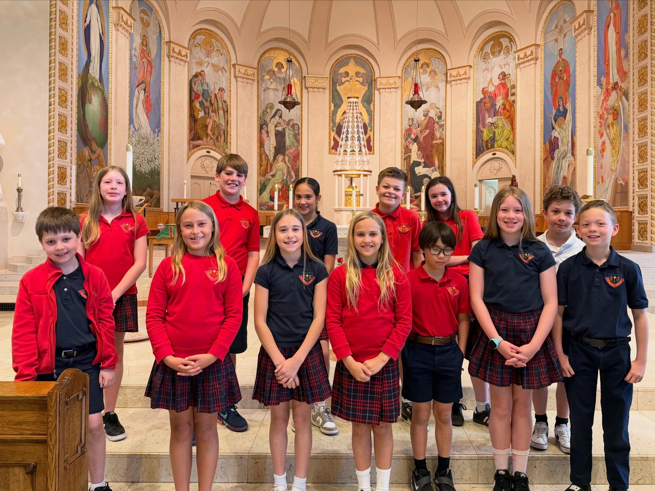 We were honored to welcome Archbishop Sample to our school today to celebrate Mass with us. ✝️

A special thank you to our 4th graders for beautifully leading the liturgy. Their reverence and leadership helped make today&rsquo;s Mass such a meaningfu