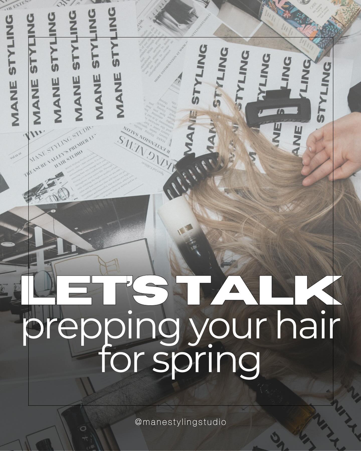 Spring is here and it&rsquo;s time to talk hair care! 

This is the perfect time of year to:
🌷Get a trim to eliminate split or dry ends 
🌷Moisturize with an oil or masque 
🌷Refresh that color 

We&rsquo;re ready for you! Call or text us today at t