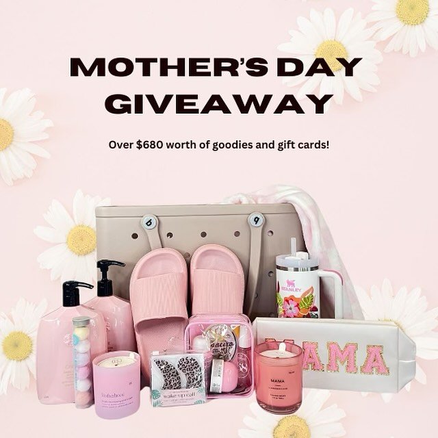🌸🌷MOTHERS DAY GIVEAWAY🌷🌸

What&rsquo;s included ⚡️
1. $100 gift card to @meridianscheels 
2. $100 gift card to @tworiversspa 
3. Oribe Serene Scalp SH + COND in liter size 
4. Large Bogg bag
5. 30oz Stanley
6. @anthropologie Mother&rsquo;s Day ca