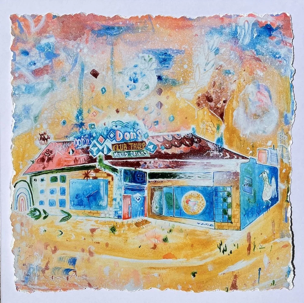 Max Kauffman "A club & a tavern! (Dons)" print