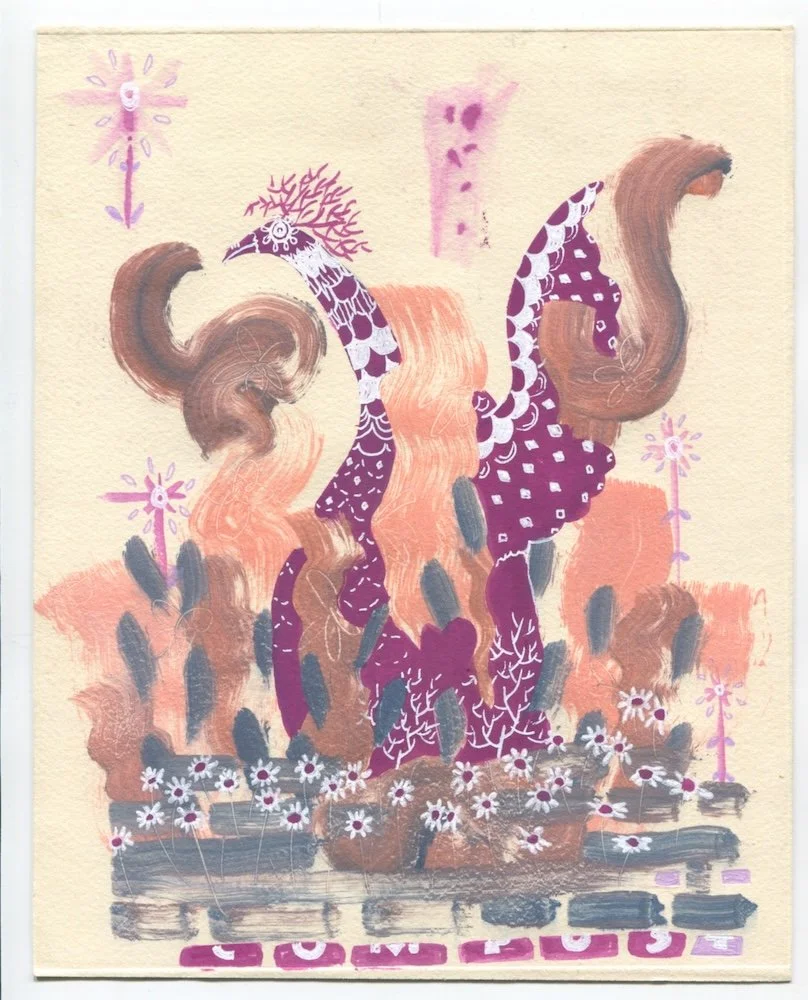 Max Kauffman "Scream Phoenix" mono type in custom frame