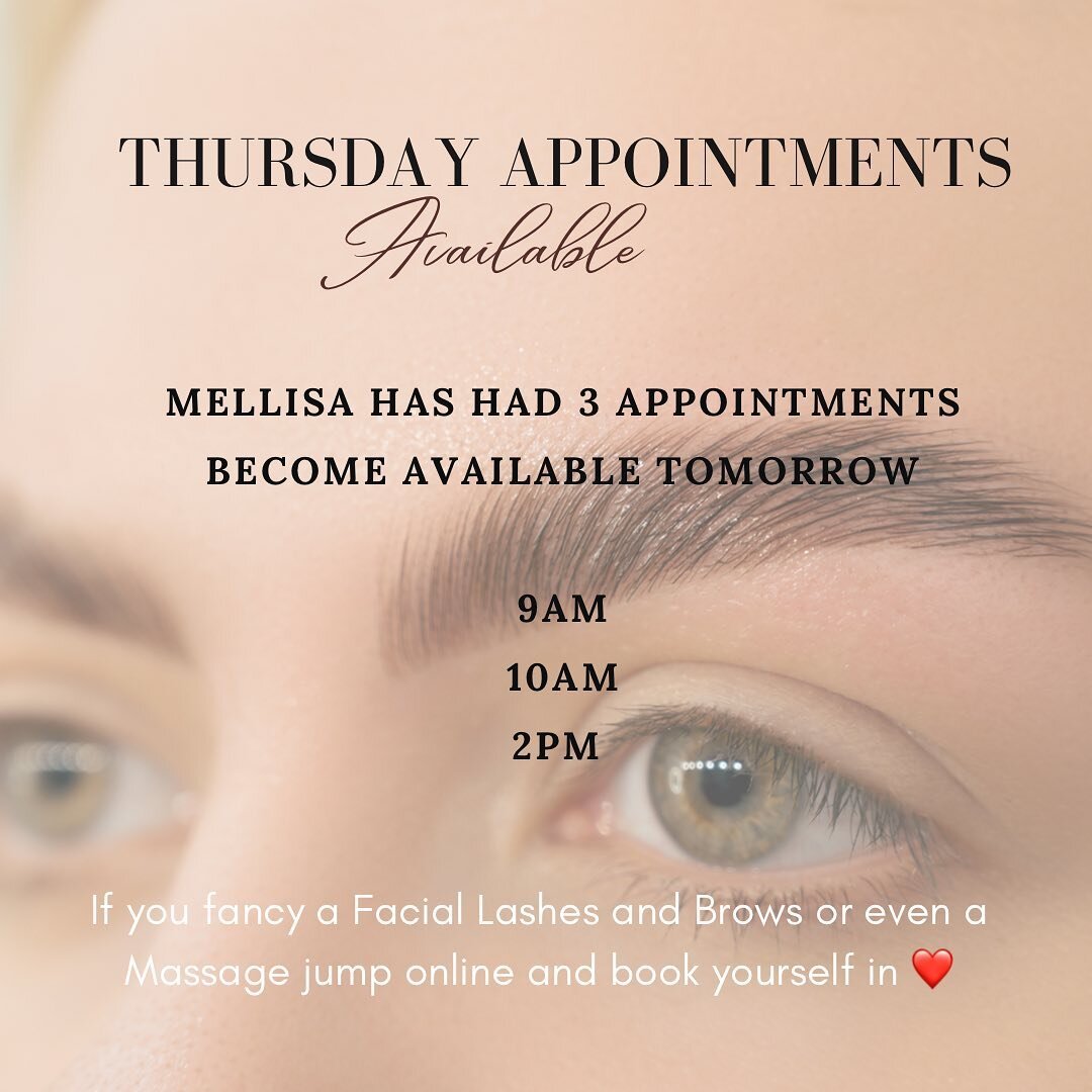Due to cancellations we have a few appointments available on Thursday ✨✨✨ 

#brows #beauty #pukekohe #smallbusiness #facialtreatment #beautytherapy #waxing #style 

Book online www.beaumonde.co.nz