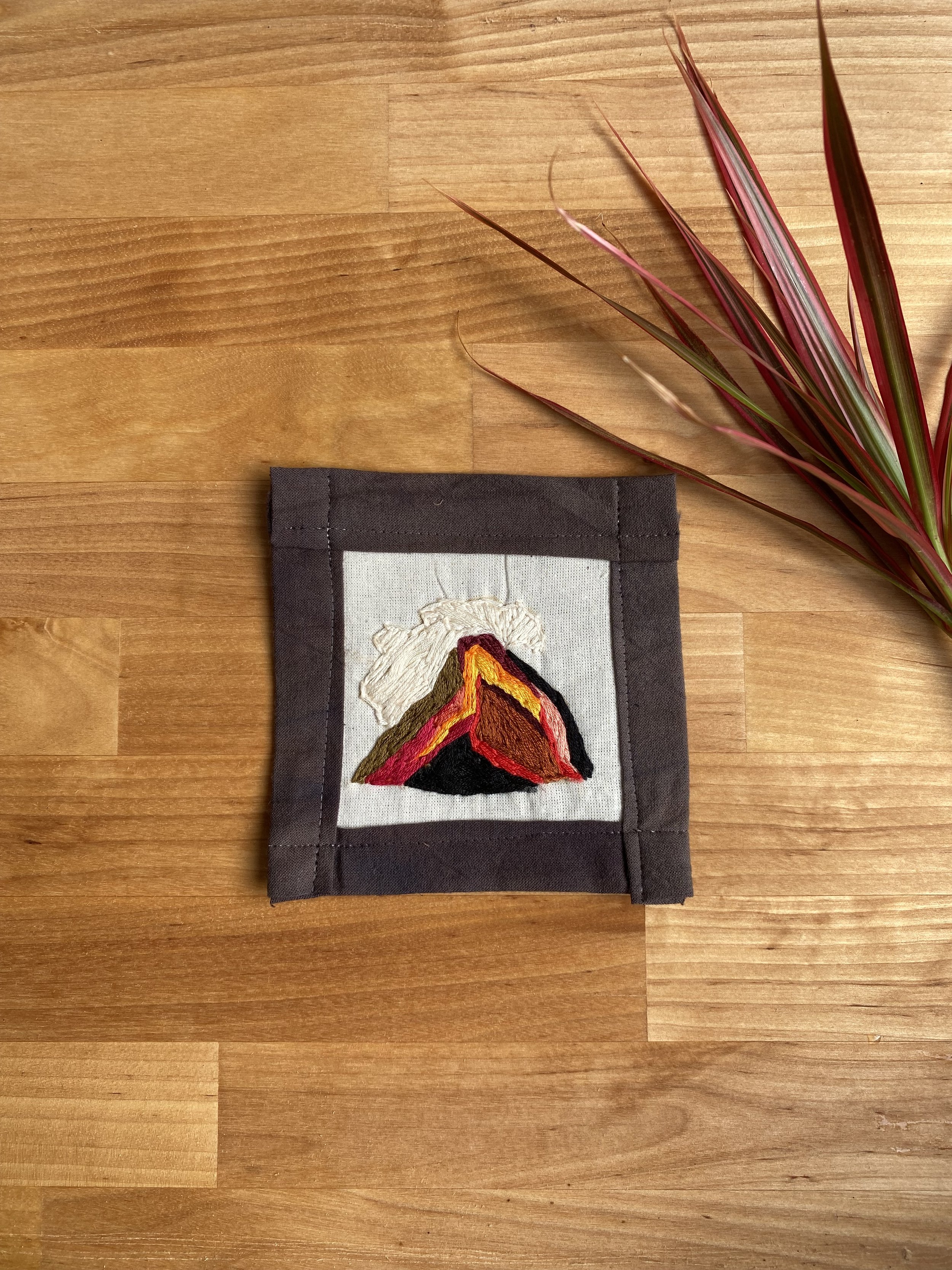 Embroidered Volcanic Study 5
