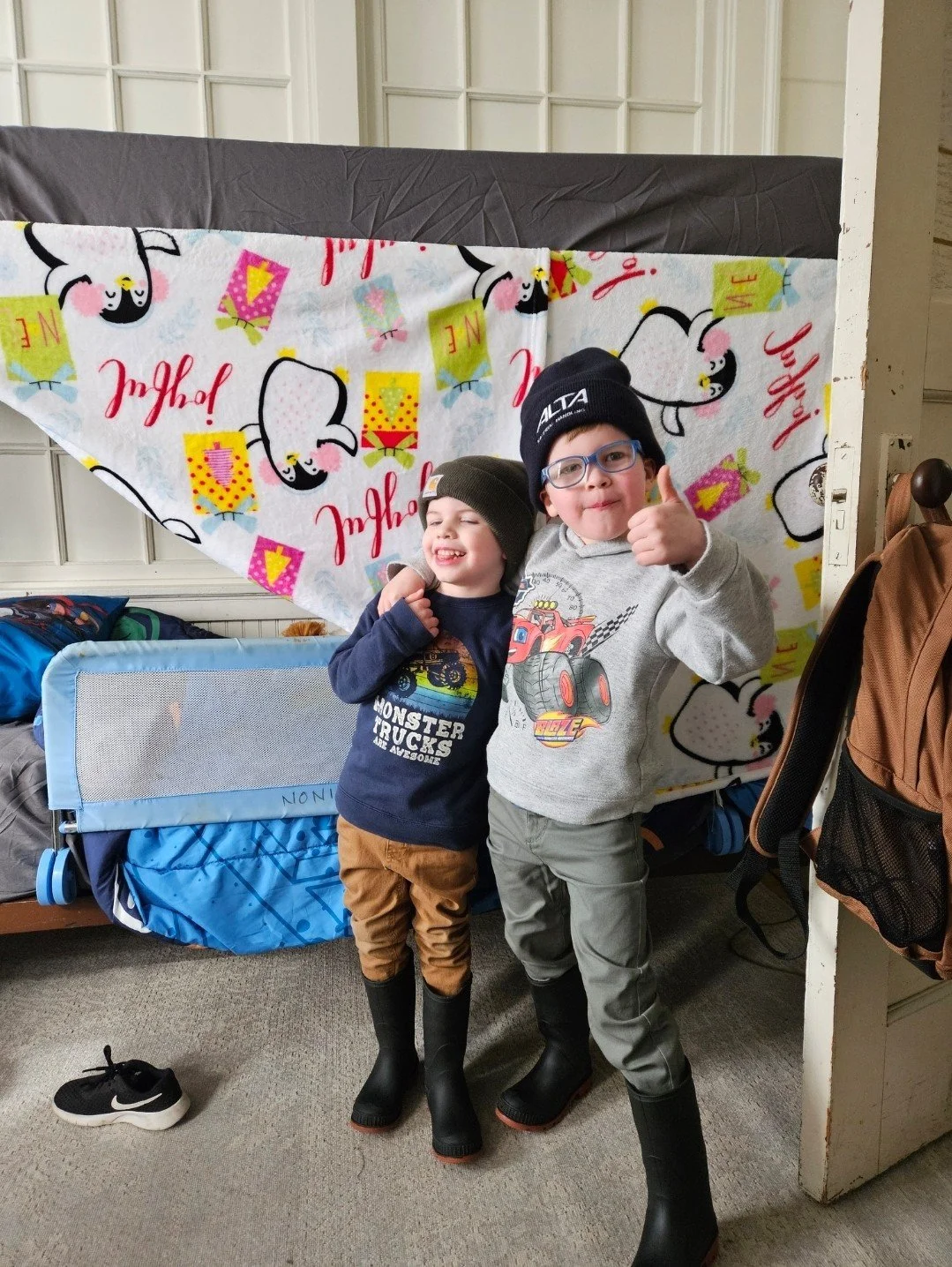 Kids at the lodge