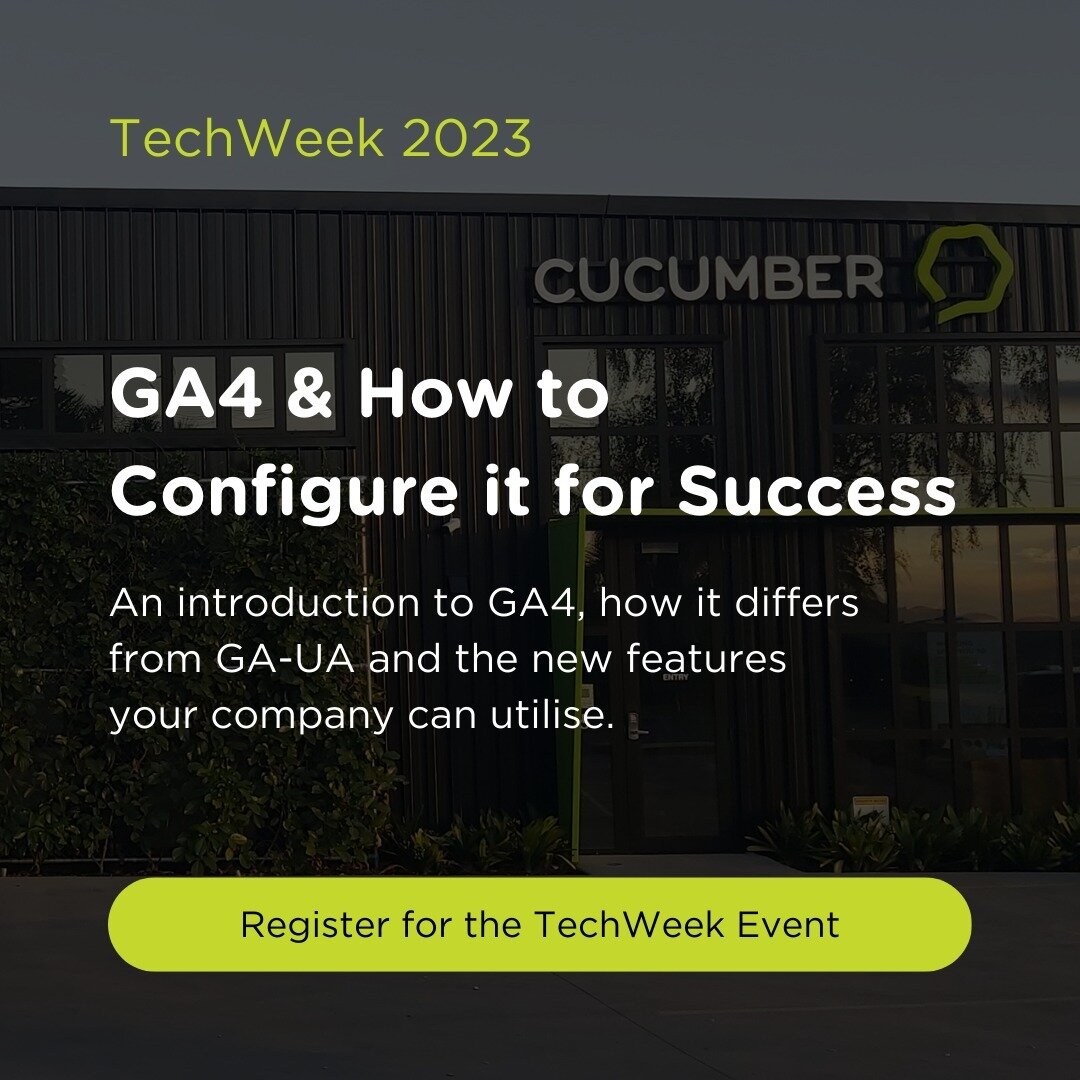Heading to Techweek23 next week? Discover new cutting-edge tech and join our presentation on Google Analytics 4 for tips on how to configure it for success. Learn about GA4's features and differences from GA-UA. Join us on Wednesday, May 17 at 12:15p