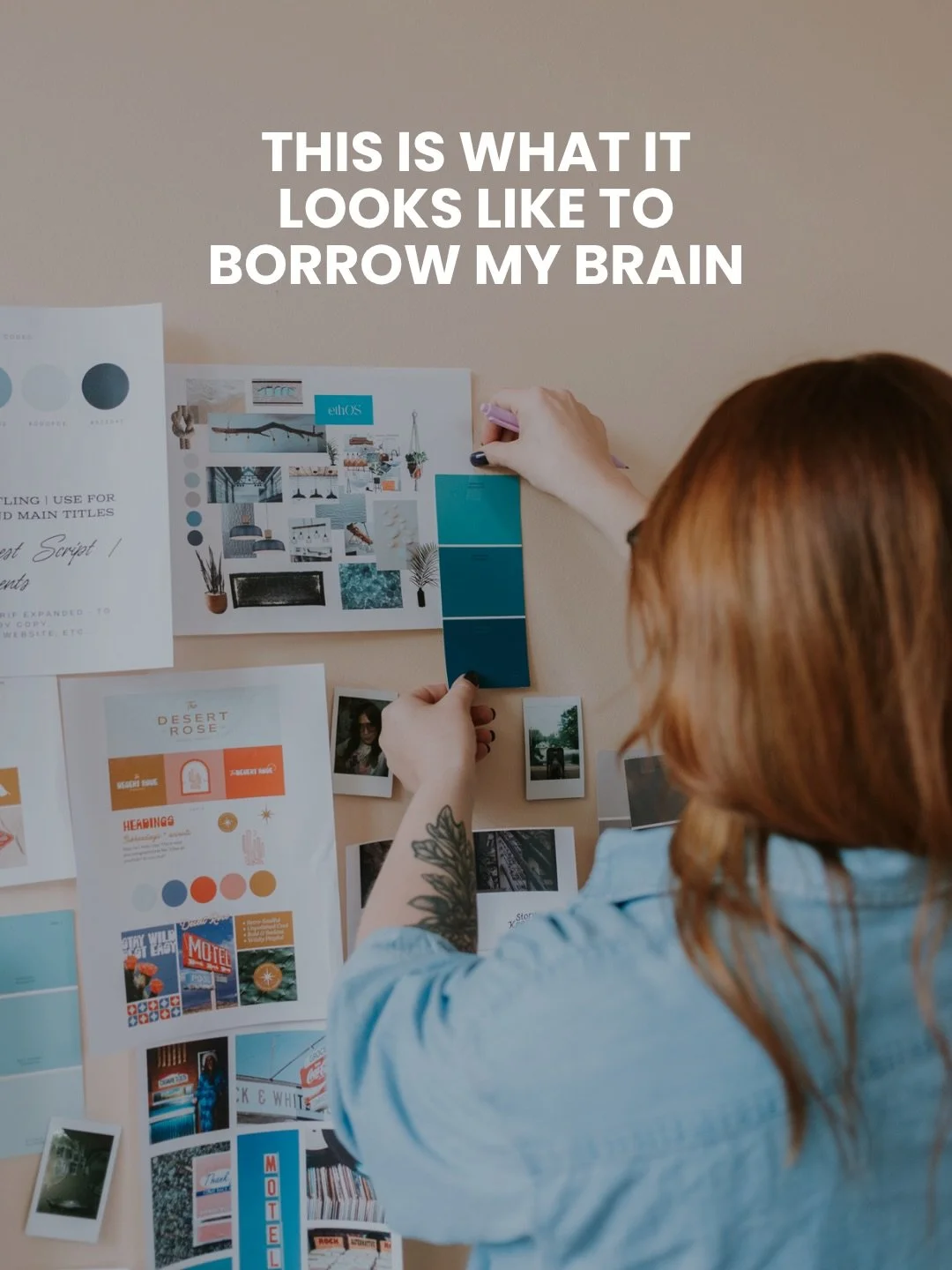 This is just an example of what we can get done together when you book my Borrow My Brain 🧠 package.

So many businesses have a weird little to-do list laying around somewhere that is so hard to get to. 

Maybe you run your own social media, but you