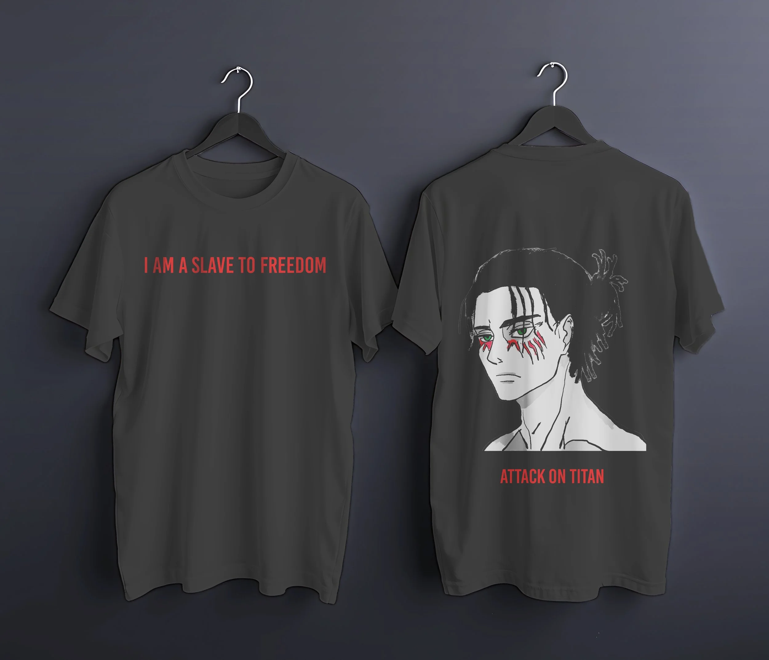 Attack on Titan Graphic Tee Mockup