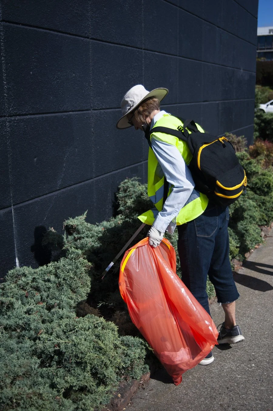 Volunteer Street Trash Picker - Masonic Avenue, San Francisco