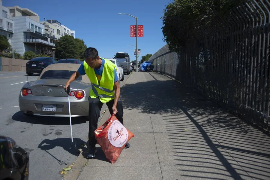 Vince Yuen Community Organizer of Refuse Refuse - Masonic Avenue, San Francisco