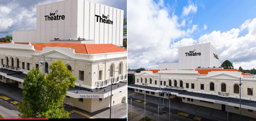 The official opening of the BNZ Theatre.